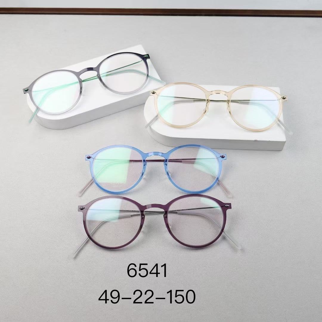 Lindberg Inspired 6541 – Lightweight Round Eyeglasses (1:1 Mirror Quality)