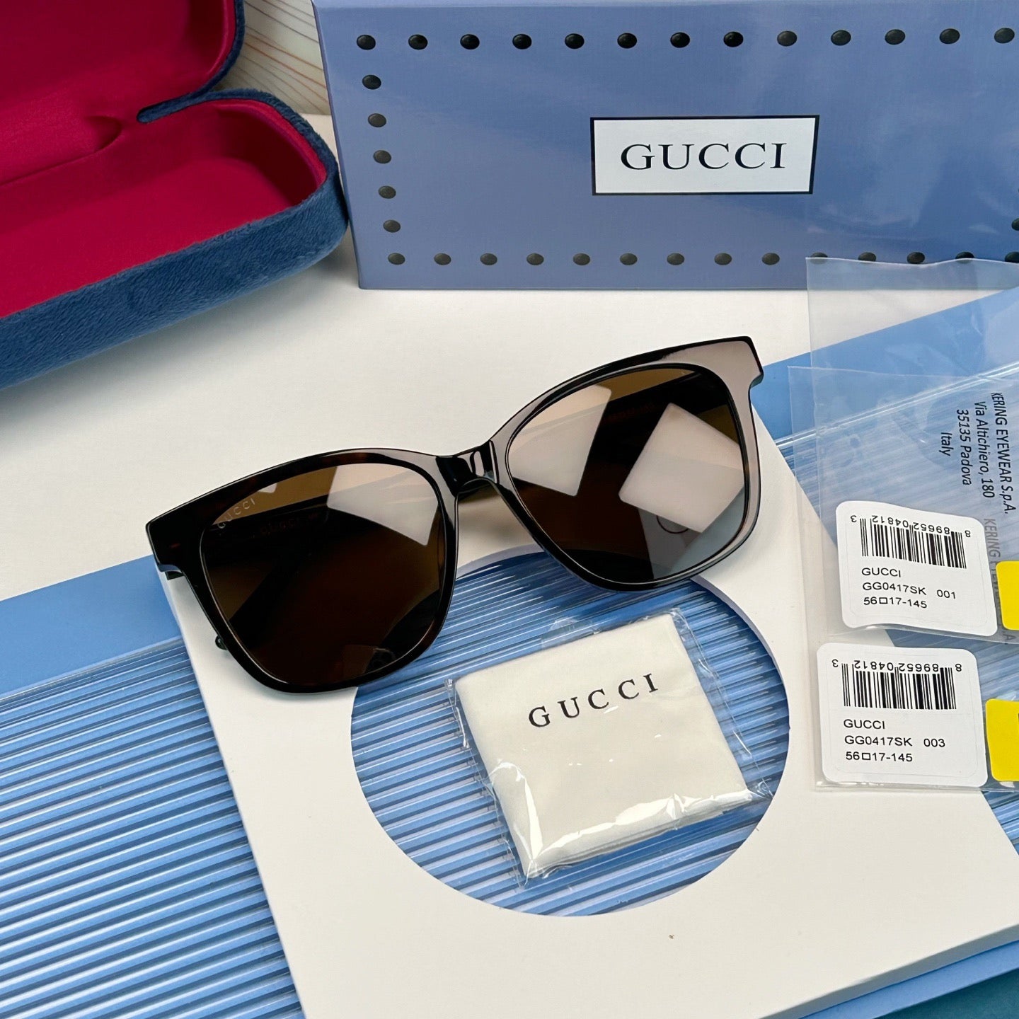 Inspired Gucci GG0417SK – Classic Square Unisex Sunglasses
