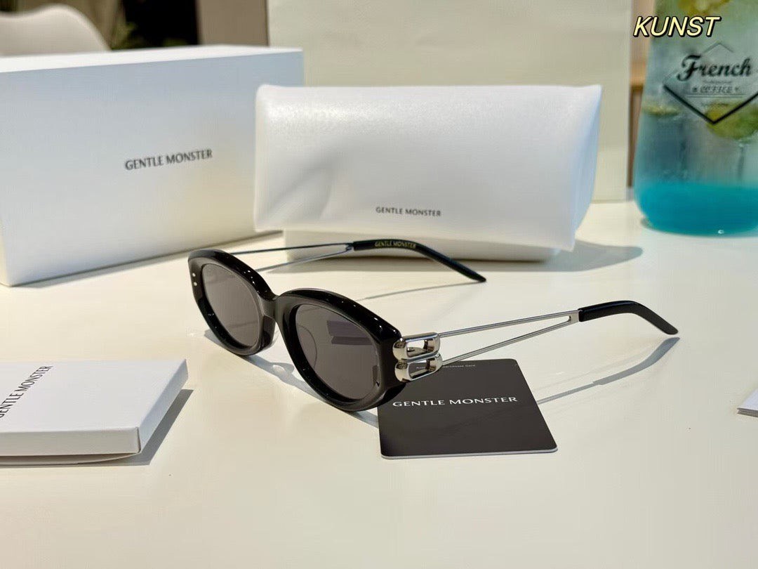 Inspired Gentle Monster Kunst 01 – Sophisticated Cat-Eye Sunglasses (1:1 Mirror Quality)