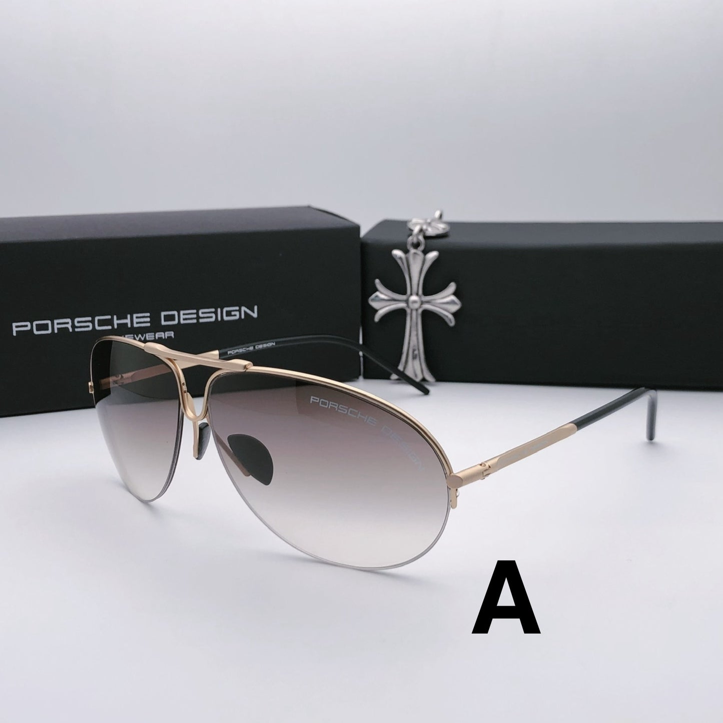 Inspired Porsche Design P’8442 – Gradient Aviator Sunglasses (1:1 Mirror Quality)
