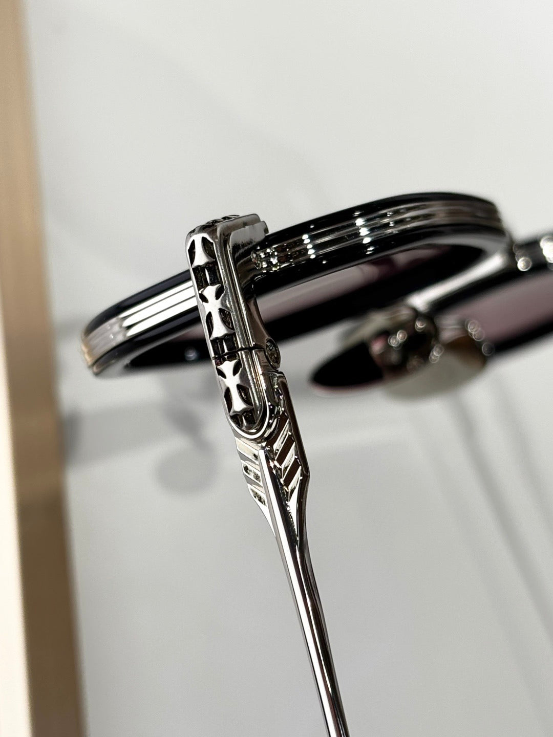 Inspired Chrome Hearts STYLIDA – Octagonal Metal Sunglasses with Zeiss Lenses (1:1 Mirror Quality)