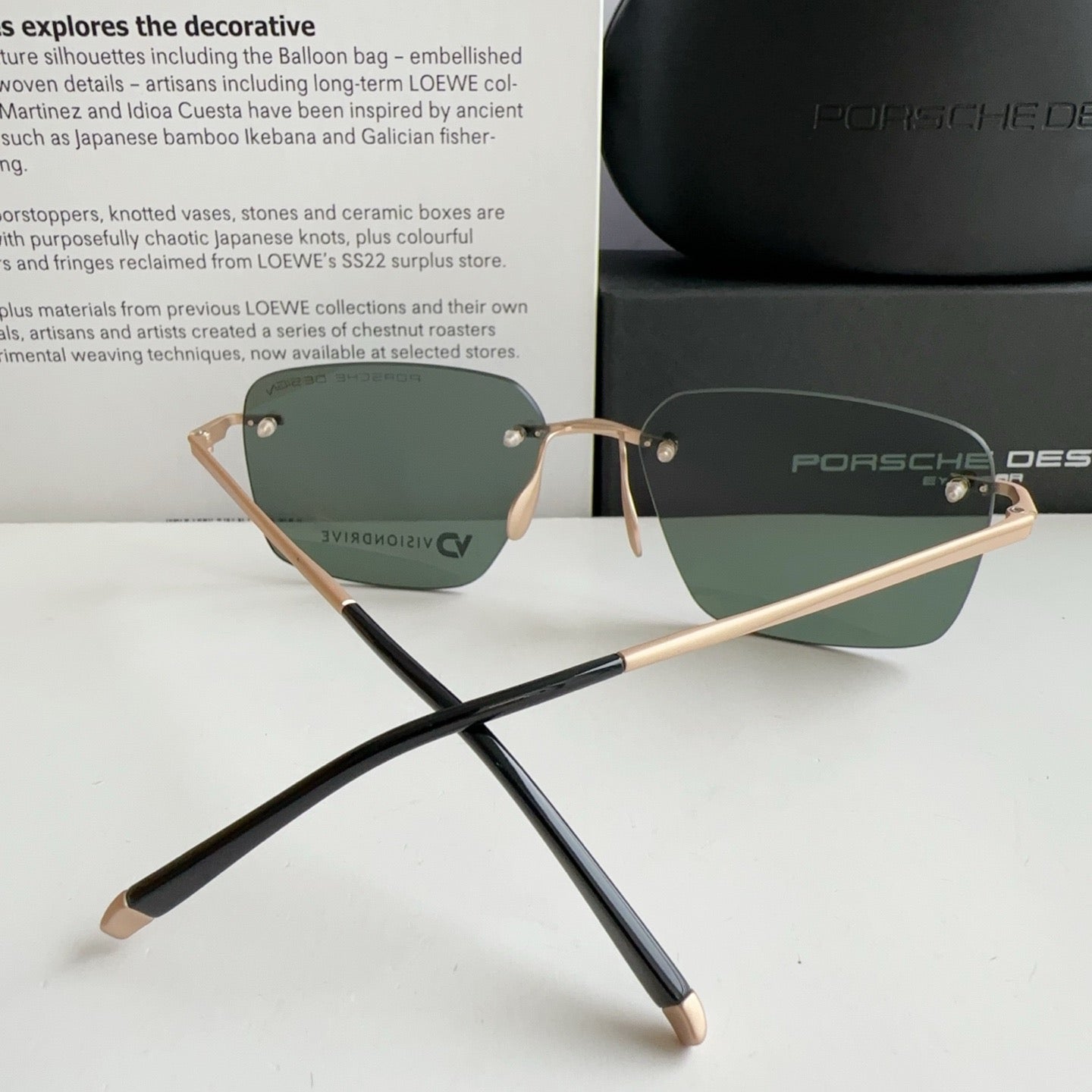 Inspired Porsche Design P’8923 – Rimless Titanium Sunglasses (1:1 Mirror Quality)