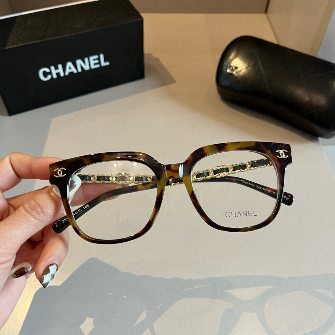 Chanel 2811 – Square Optical Eyeglasses with Signature Chain Temples (Inspired, 1:1 Mirror Quality)