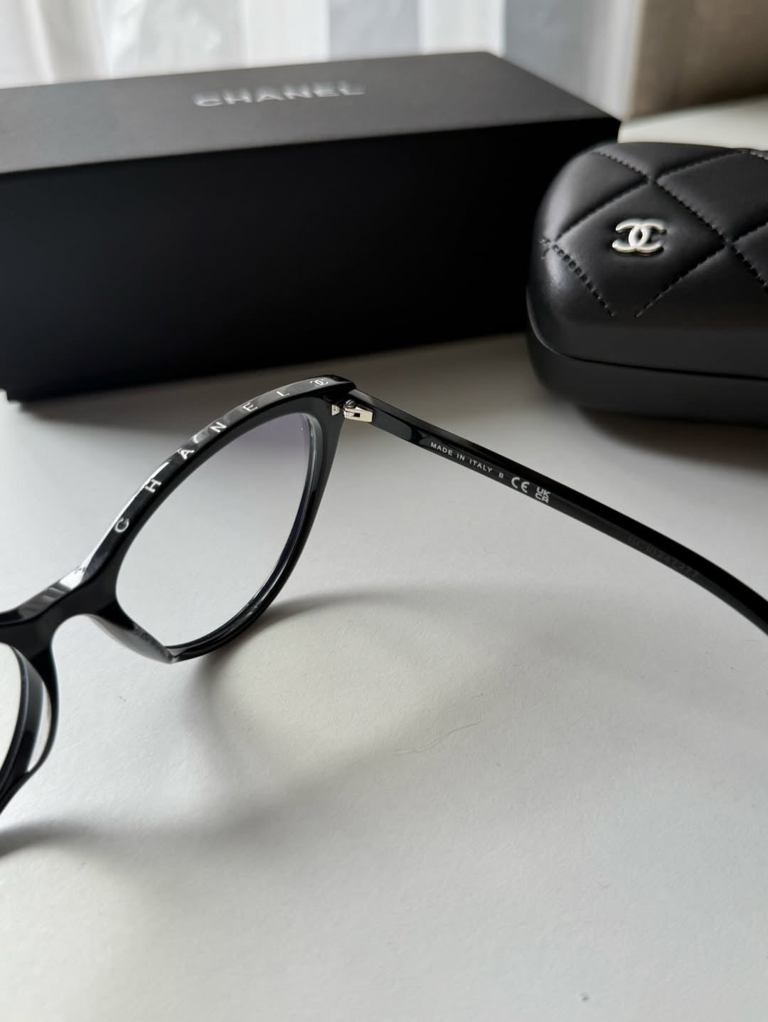 Inspired Chanel 3393 – Oversized Cat-Eye Eyeglasses (1:1 Mirror Quality)