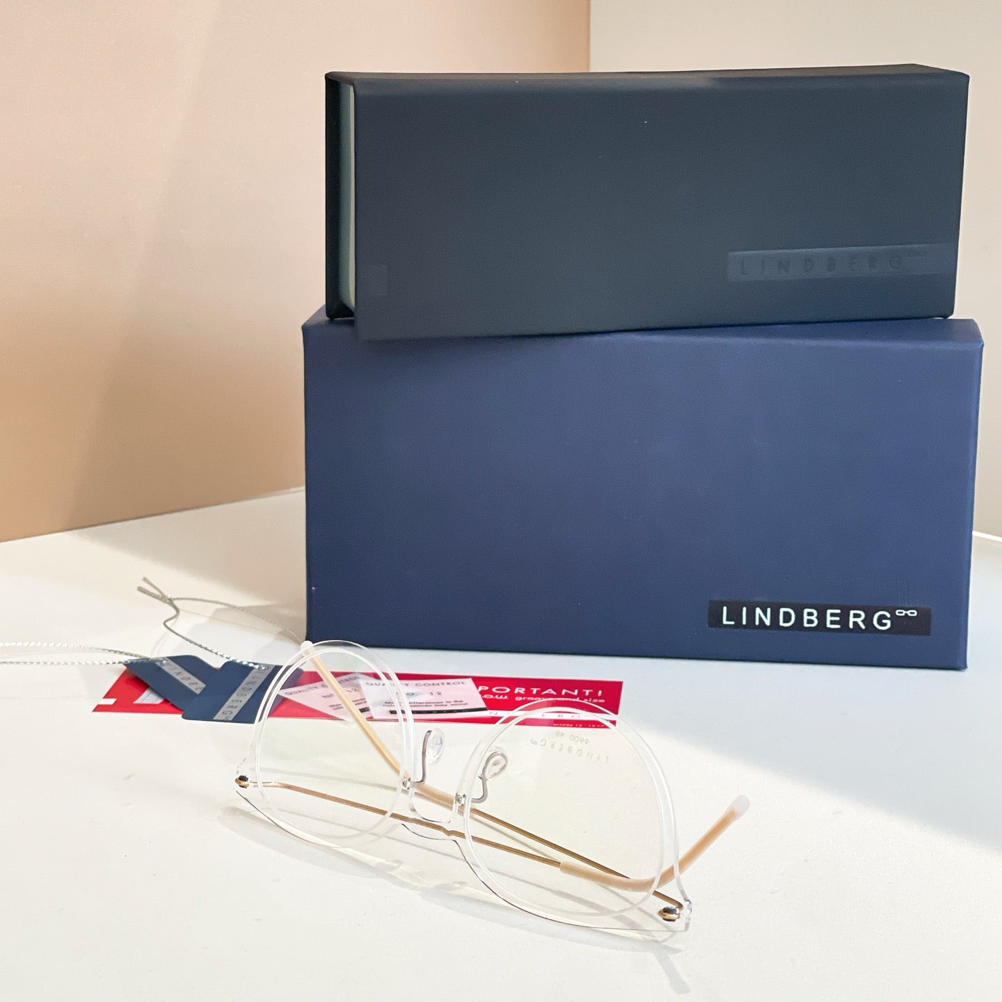 Inspired Lindberg 6600 – Round Clear Titanium Eyeglasses (1:1 Mirror Quality)