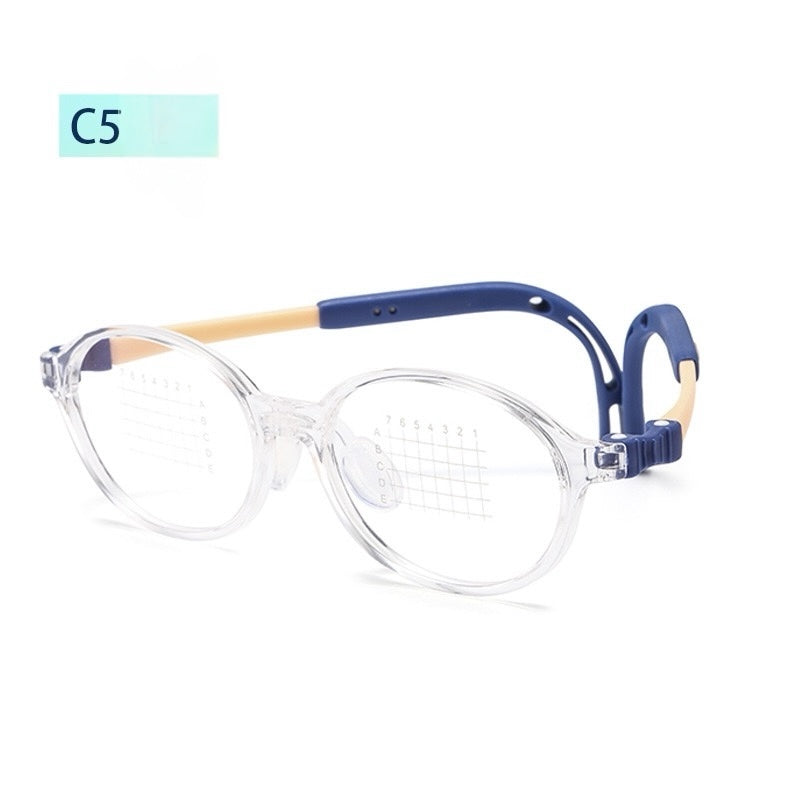Children’s Flexible Myopia Control Glasses – Model T111
(Ages 7–12)