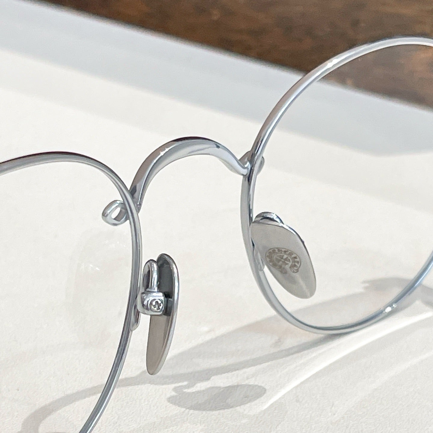 Inspired Chrome Hearts BUBBA-A – Round Metal Eyeglasses (1:1 Mirror Quality)
