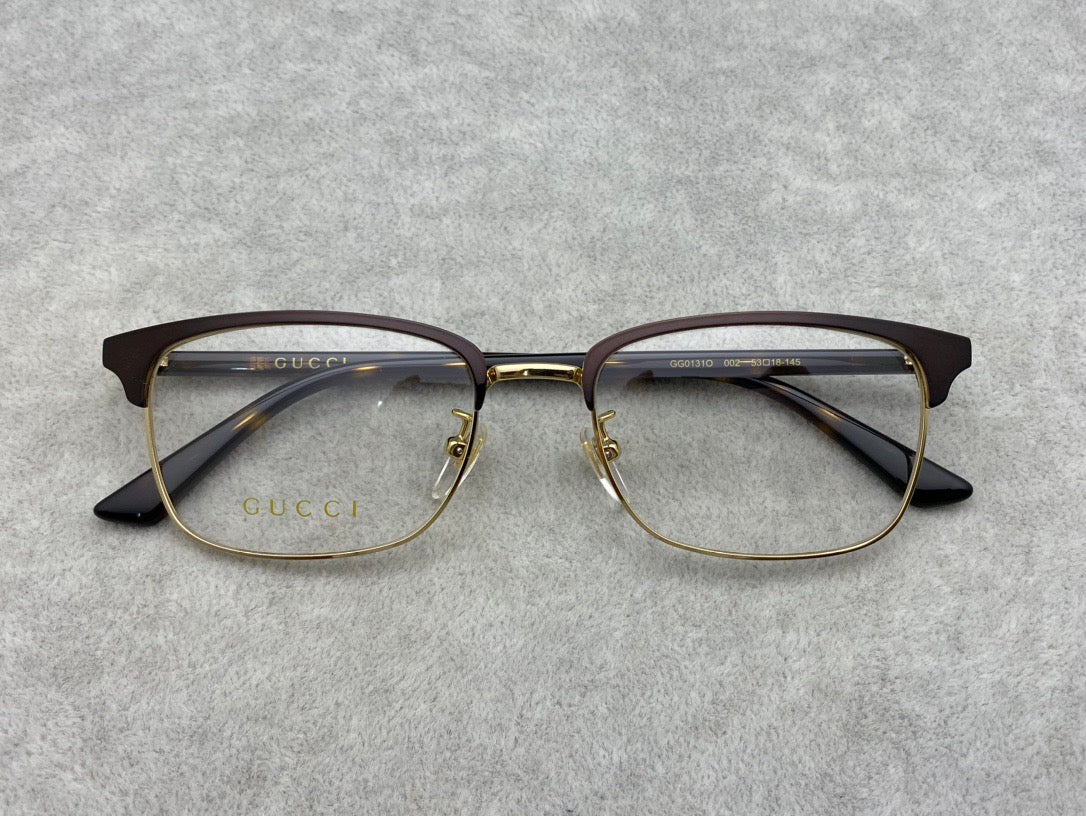 Inspired Gucci GG0131O Optical Eyeglasses – Rectangular Frame (1:1 Mirror Quality)