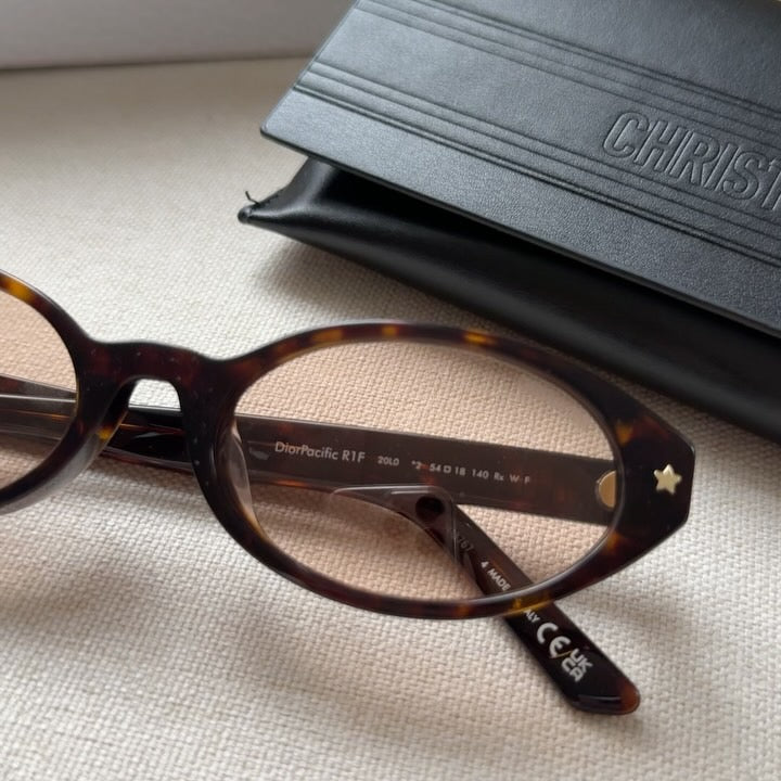 Inspired DiorPacific R1F – Oval Slim Sunglasses (1:1 Mirror Quality)