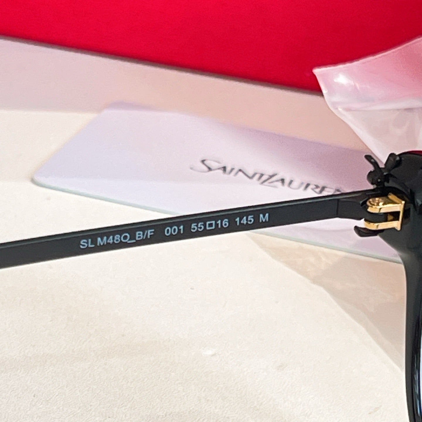 Inspired Saint Laurent SL M480-B/F – Elegant Square Optical Eyeglasses (1:1 Mirror Quality)
