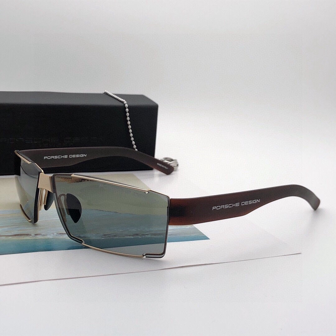 Inspired Porsche Design P’8407 – Rectangular Shield Sunglasses (1:1 Mirror Quality)
