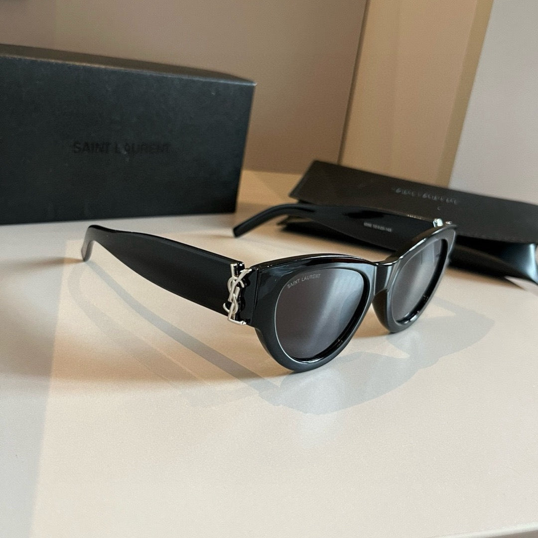 Inspired Saint Laurent SL M94 – Cat-Eye Logo Sunglasses (1:1 Mirror Quality)