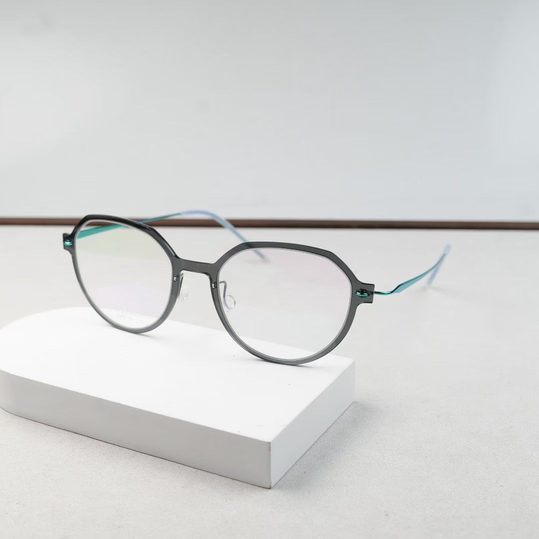 Inspired Lindberg 6582 – Ultralight Round Titanium Eyeglasses (1:1 Mirror Quality)