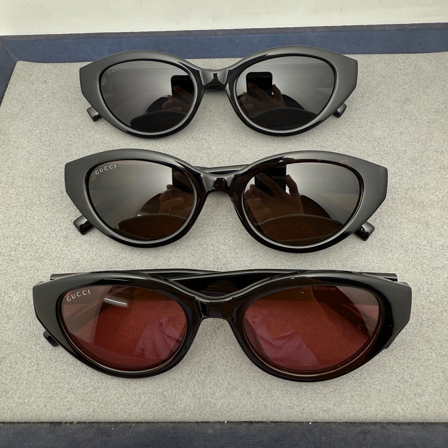 Inspired Gucci GG2105SA – Cat-Eye Acetate Sunglasses (1:1 Mirror Quality)
