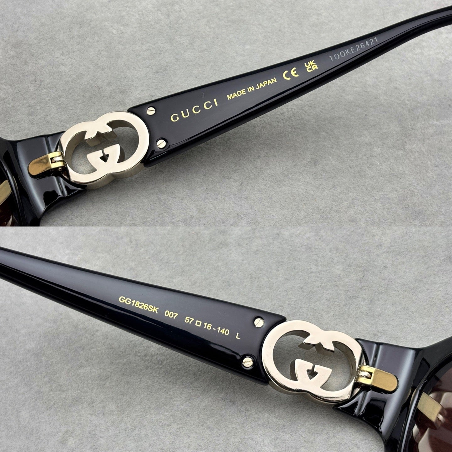 Inspired Gucci GG1826S – Retro Oval Sunglasses (1:1 Mirror Quality)