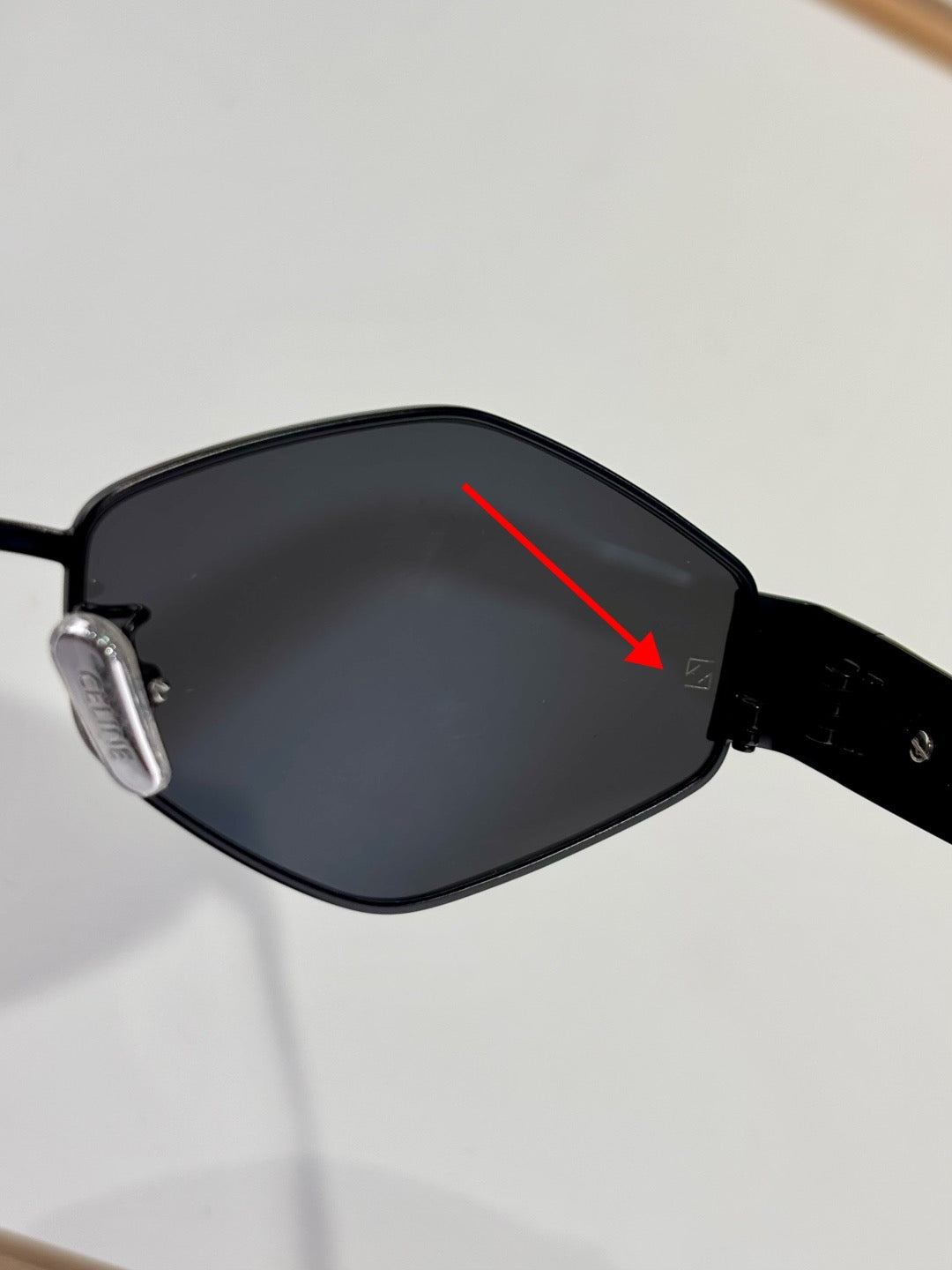 Inspired CELINE CL40254U – Triomphe Metal 02 Sunglasses (1:1 Mirror Quality)