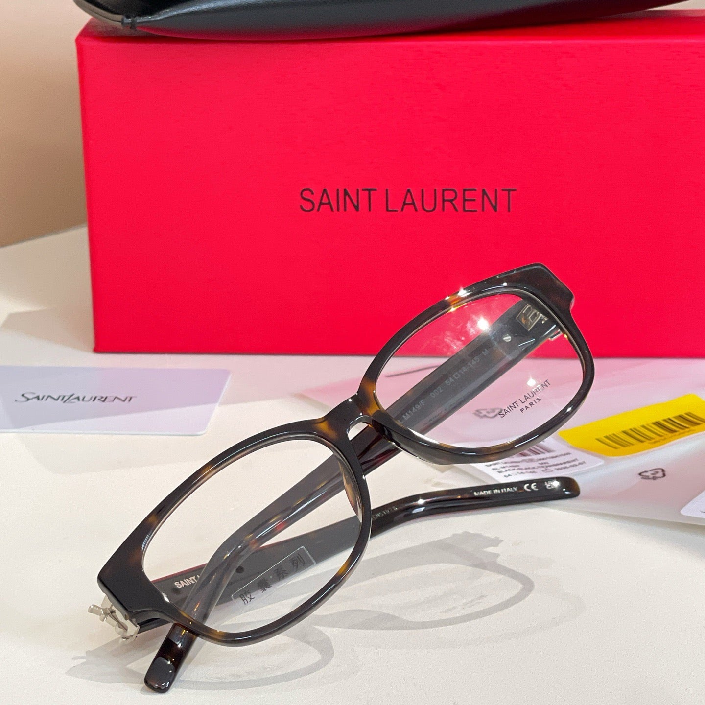 Inspired Saint Laurent SL M149/F – Classic Rectangular Optical Eyeglasses (1:1 Mirror Quality)