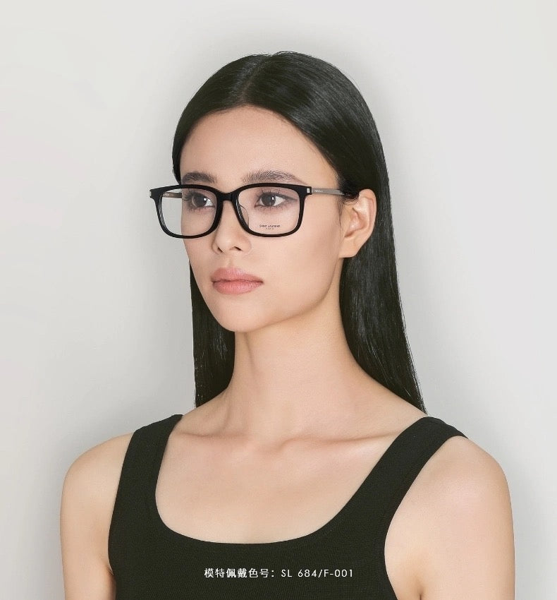 Inspired Saint Laurent SL684/F – Oversized Square Eyeglasses (1:1 Mirror Quality)