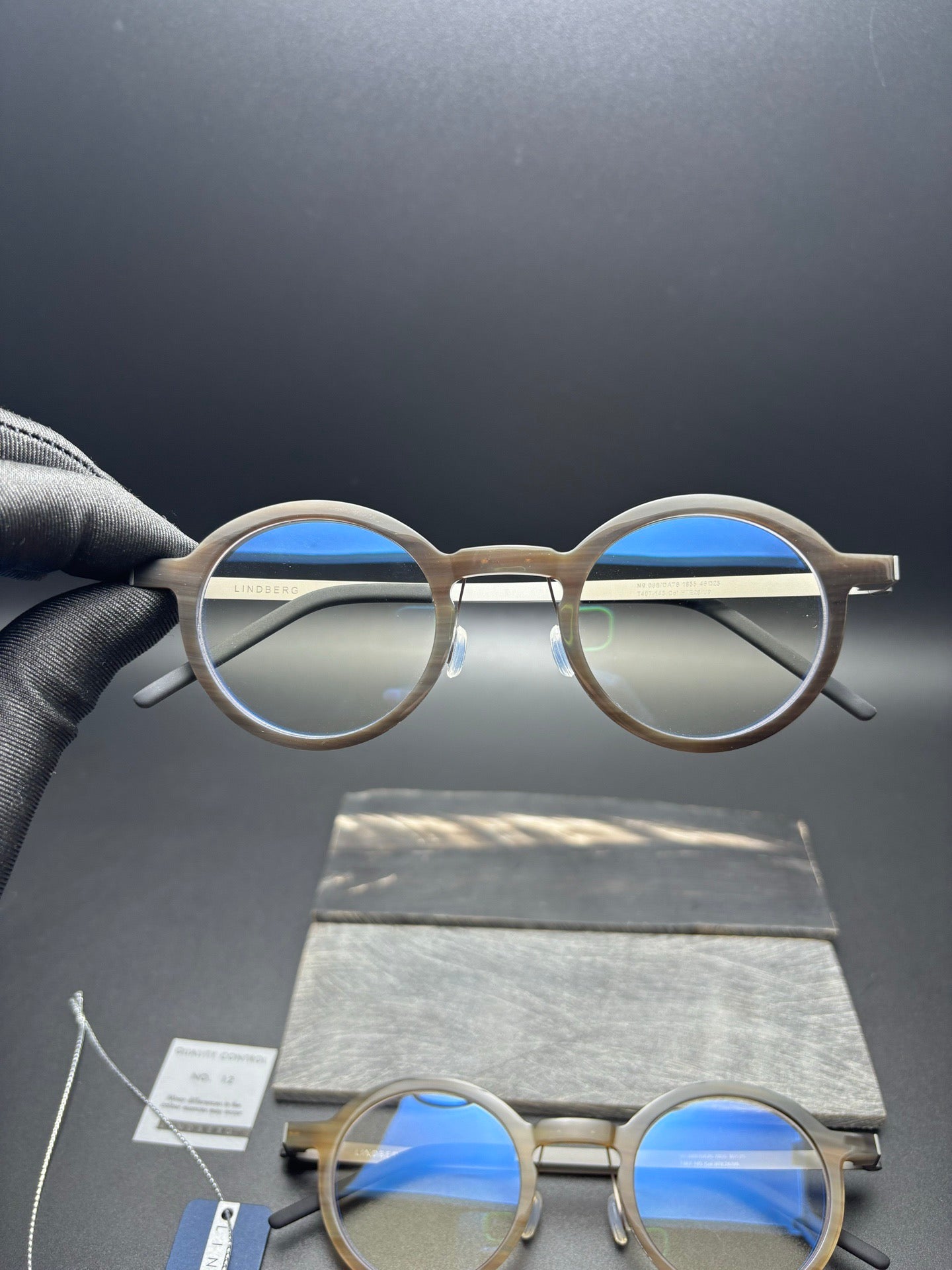 Inspired Lindberg 1855 Horn Limited – Round Buffalo Horn Eyeglasses (1:1 Mirror Quality)