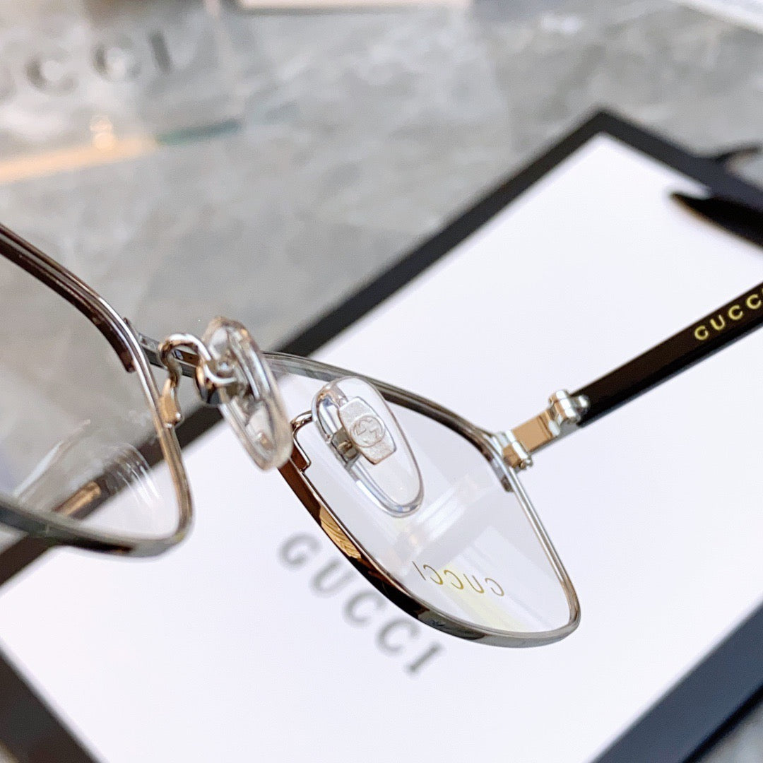 Gucci Inspired GG1475OJ Optical Glasses – Rectangular Metal Frame