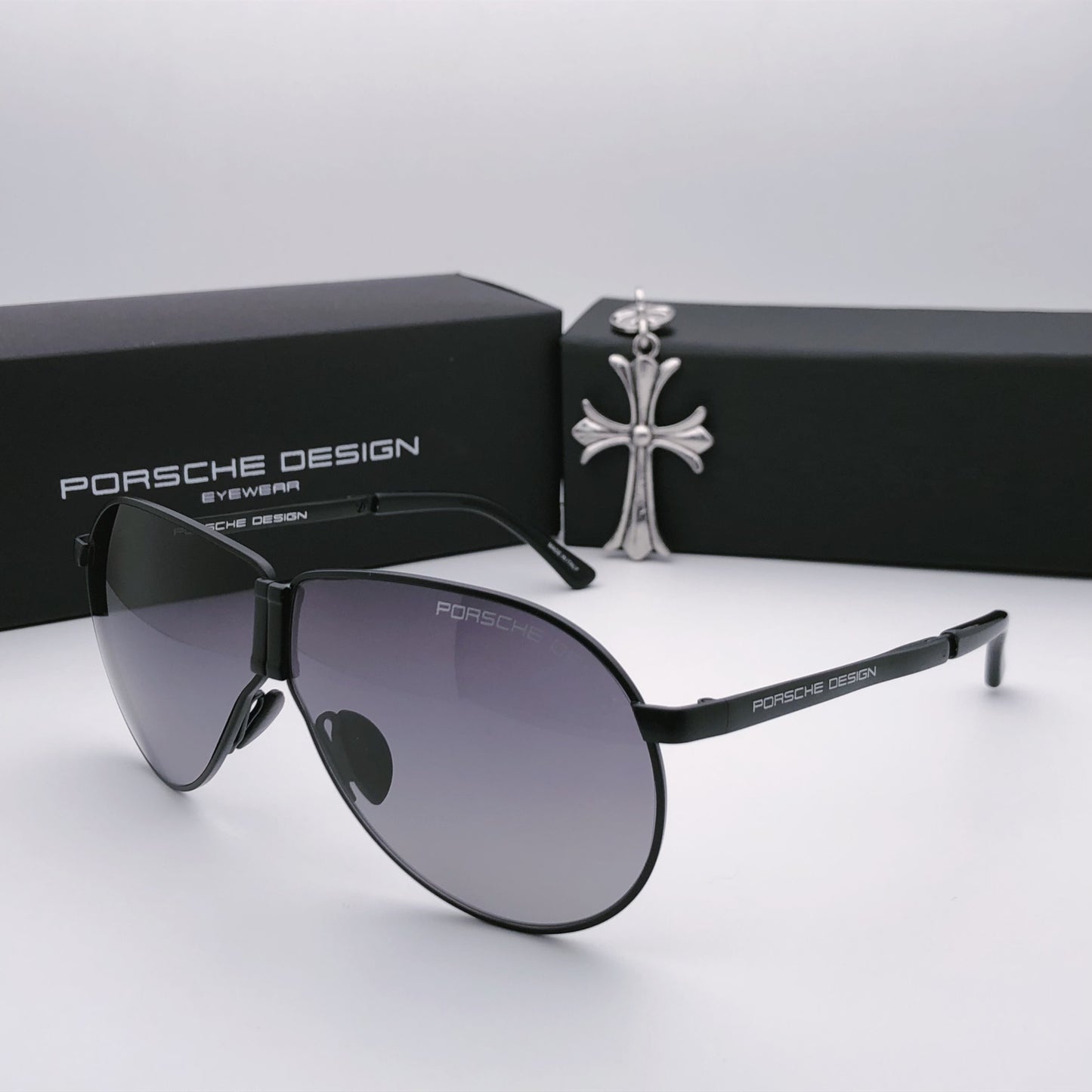 Inspired Porsche Design P’8480 – Foldable Aviator Sunglasses (1:1 Mirror Quality)