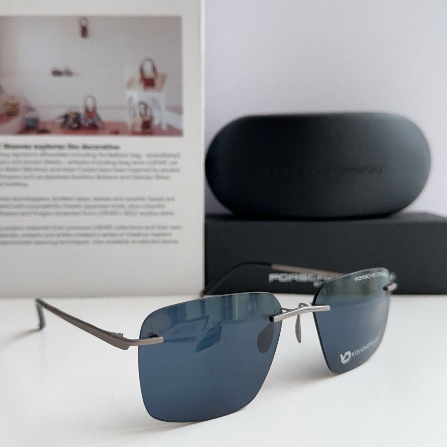 Inspired Porsche Design P’8923 – Rimless Titanium Sunglasses (1:1 Mirror Quality)