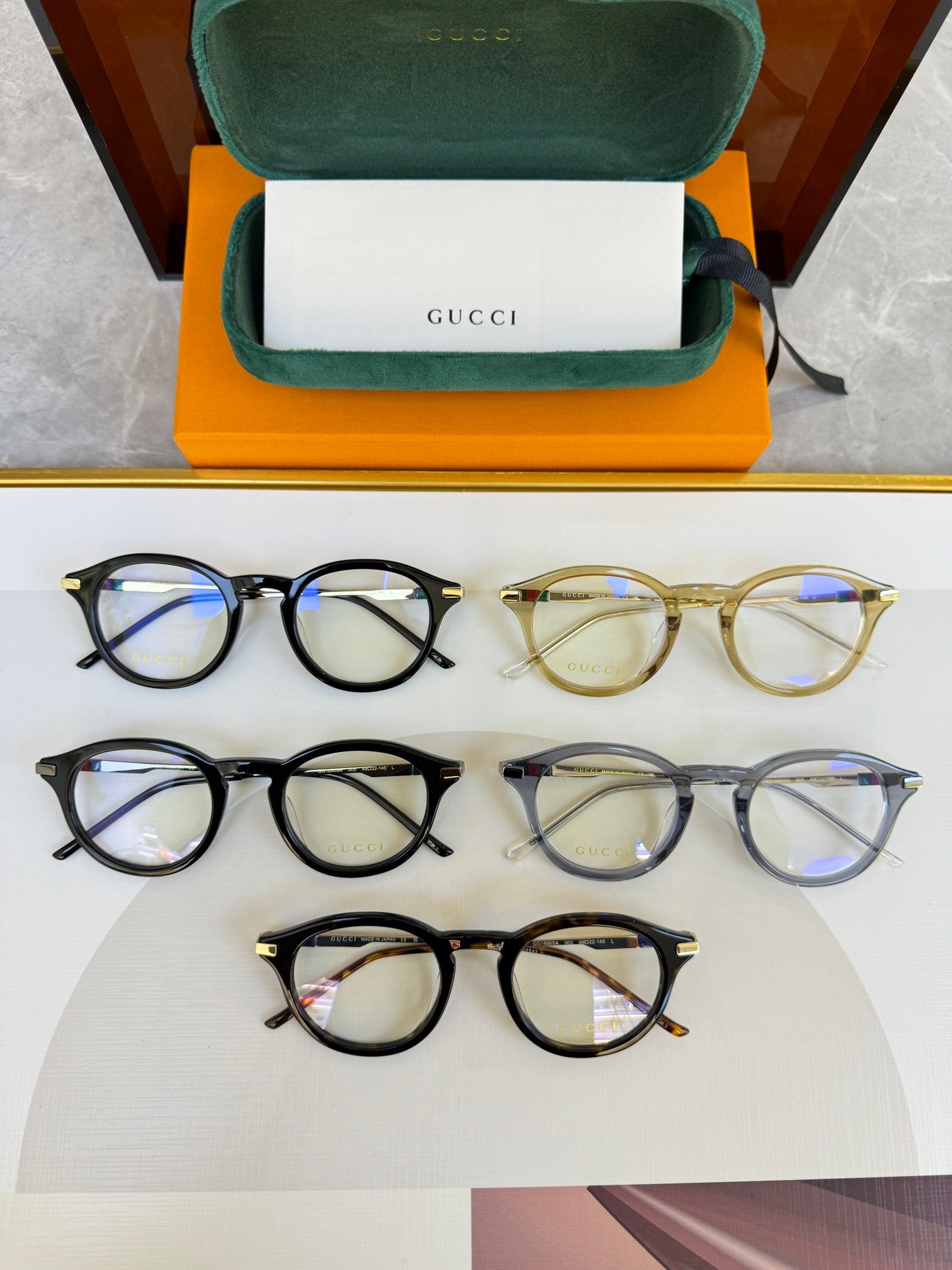 Gucci Inspired GG1890SA Sunglasses – Round Acetate Frame