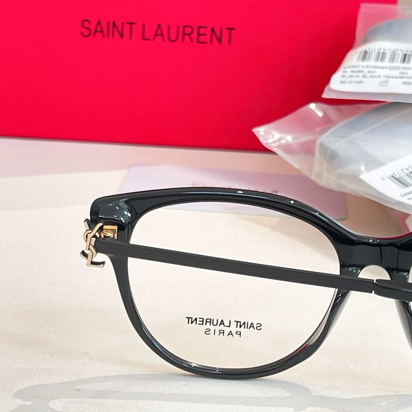 Inspired Saint Laurent SL M480-B/F – Elegant Square Optical Eyeglasses (1:1 Mirror Quality)