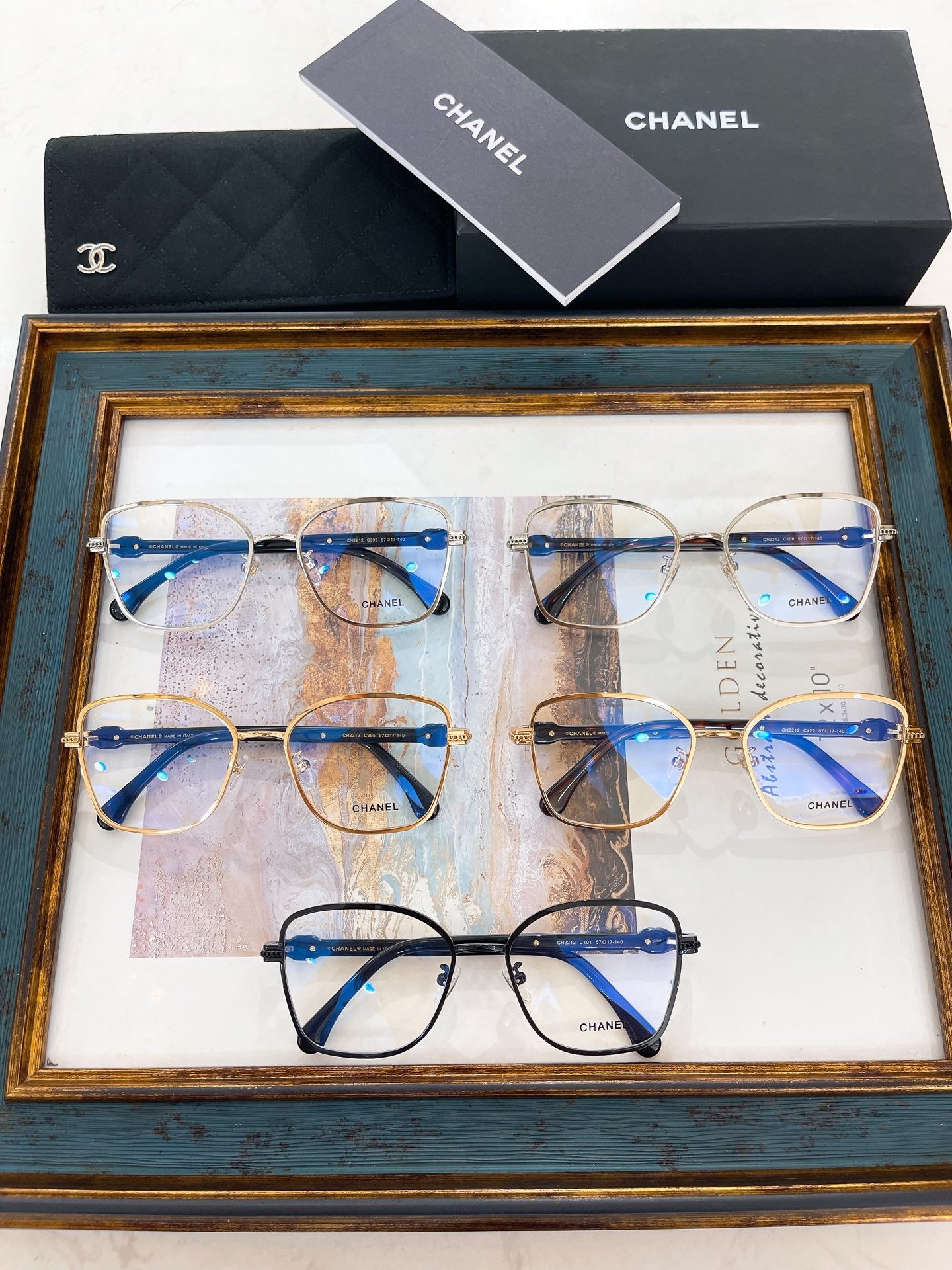 Inspired Chanel CH2212 – Oversized Square Eyeglasses (1:1 Mirror Quality)