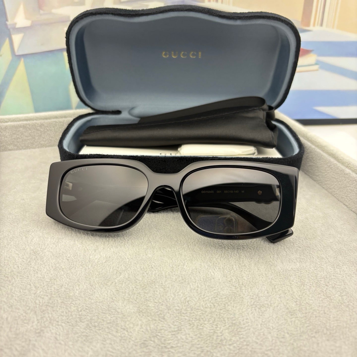 Gucci GG1534S Oversized Rectangular Sunglasses (Inspired, 1:1 Mirror Quality)