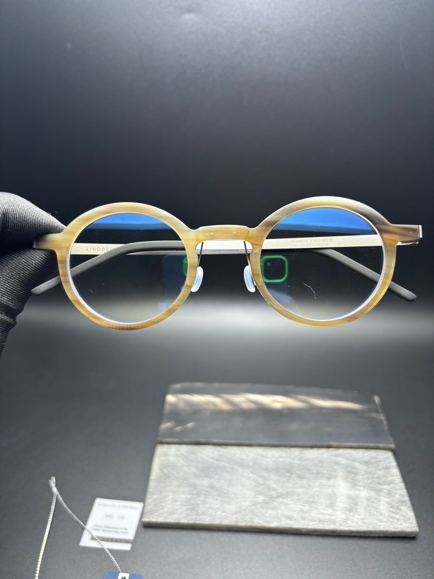 Inspired Lindberg 1855 Horn Limited – Round Buffalo Horn Eyeglasses (1:1 Mirror Quality)