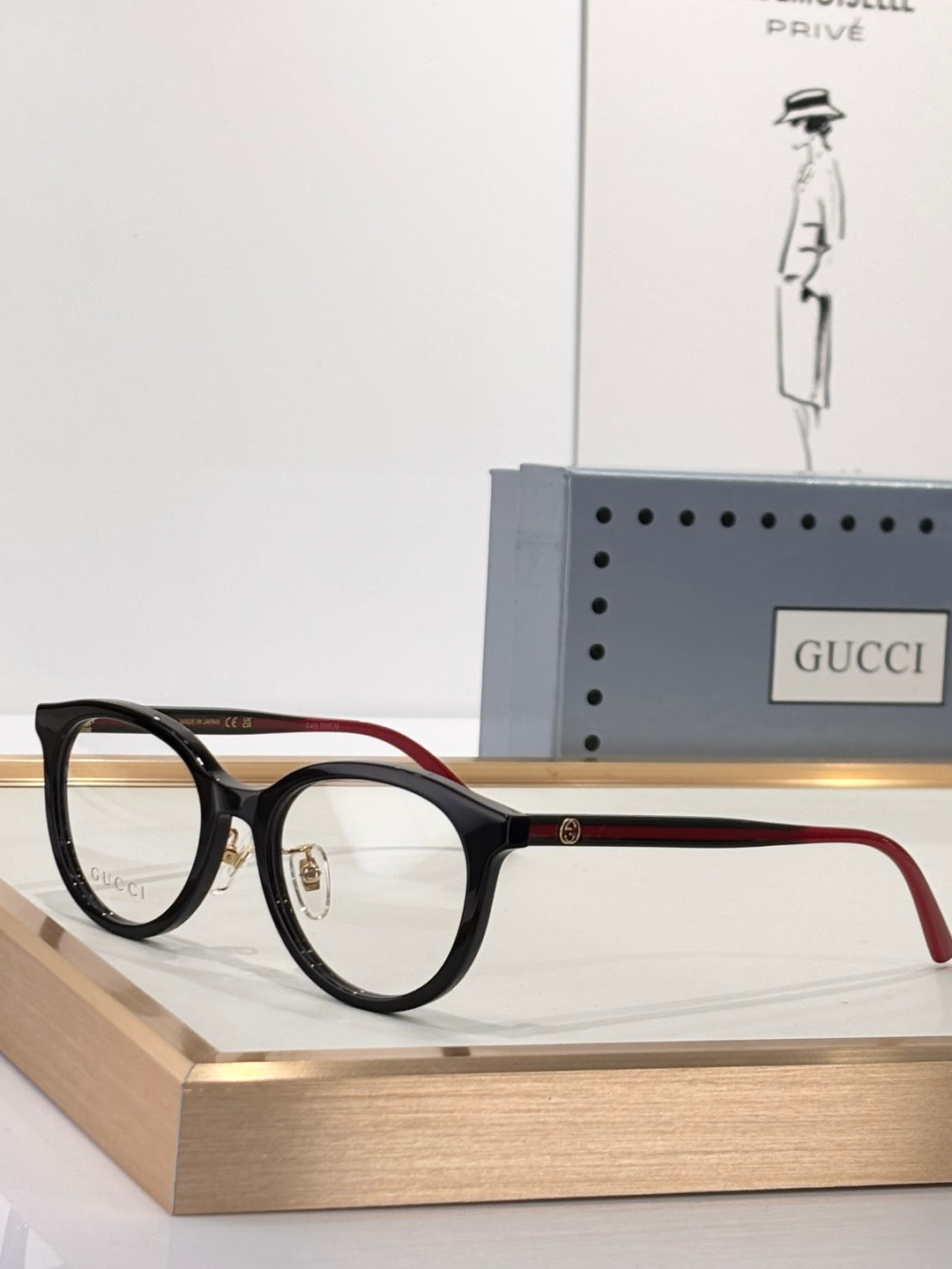 GG1867OK -Gucci Inspired Optical Glasses – Classic Round Acetate Frame