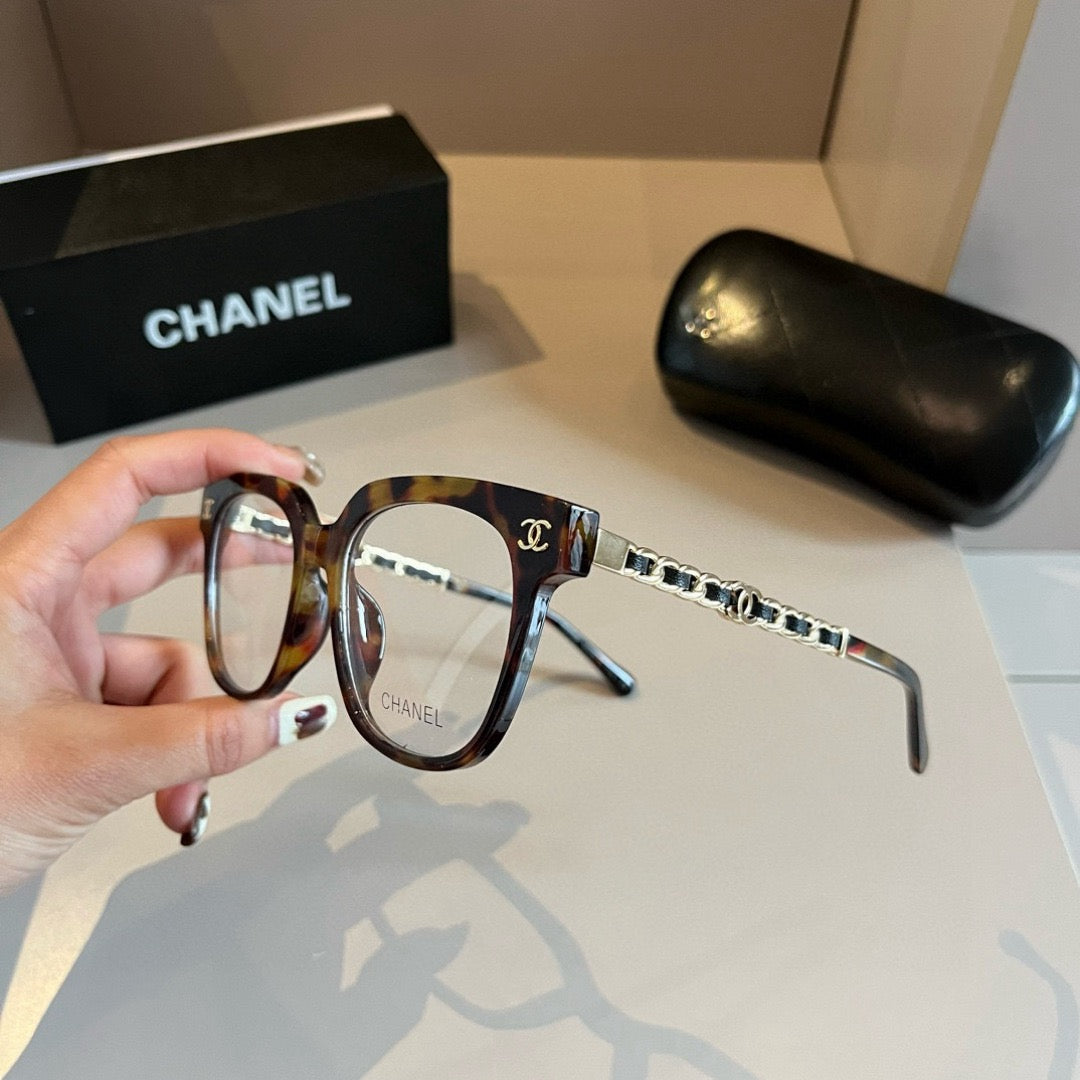 Chanel 2811 – Square Optical Eyeglasses with Signature Chain Temples (Inspired, 1:1 Mirror Quality)