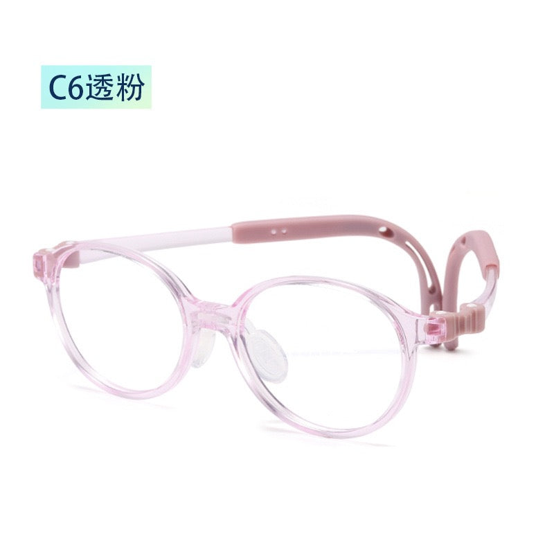 Children’s Flexible Silicone Eyeglass Frame – Model T107