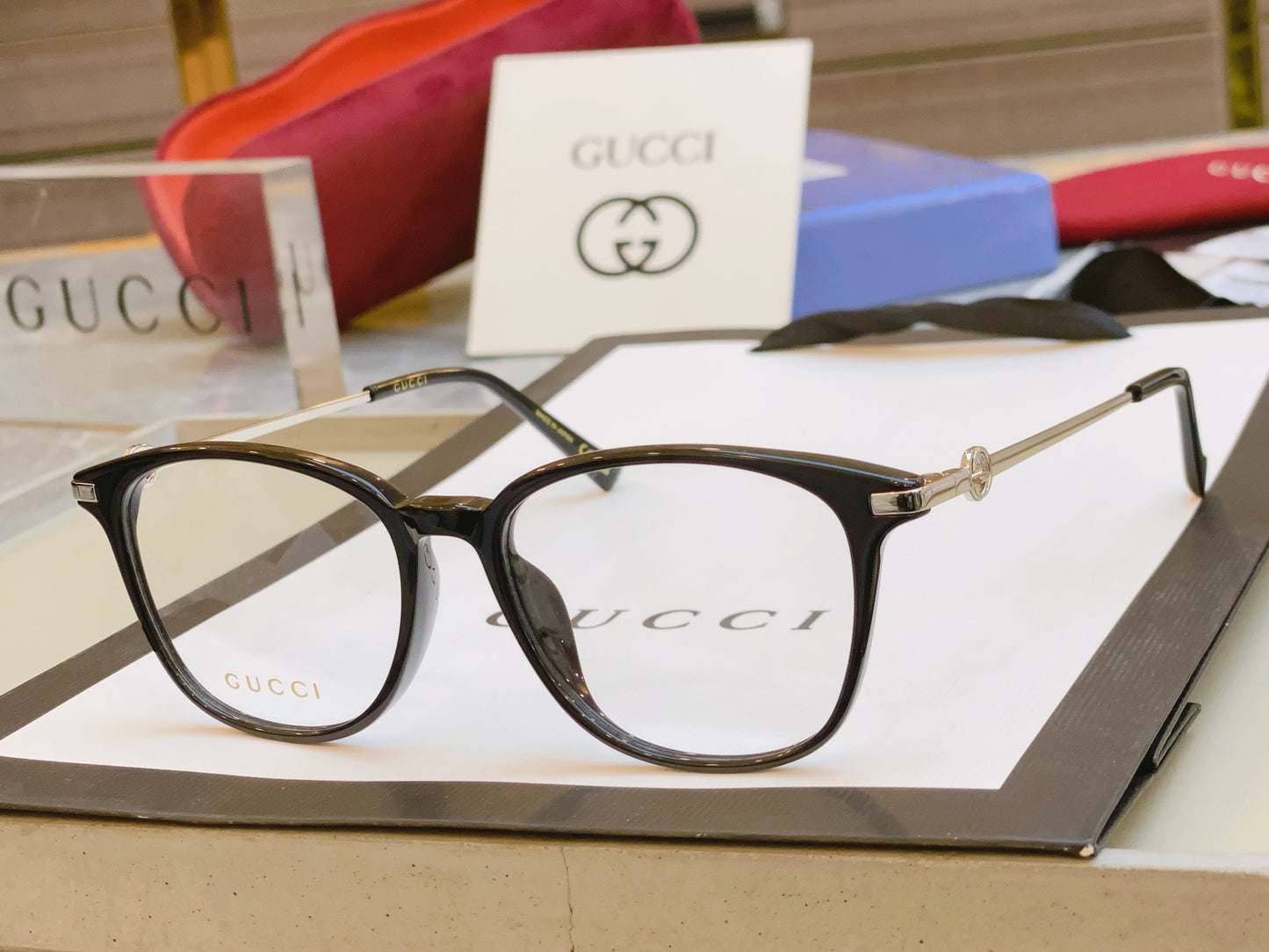 Inspired Gucci GG1745OA Oversized Square Optical Eyeglasses (1:1 Mirror Quality)