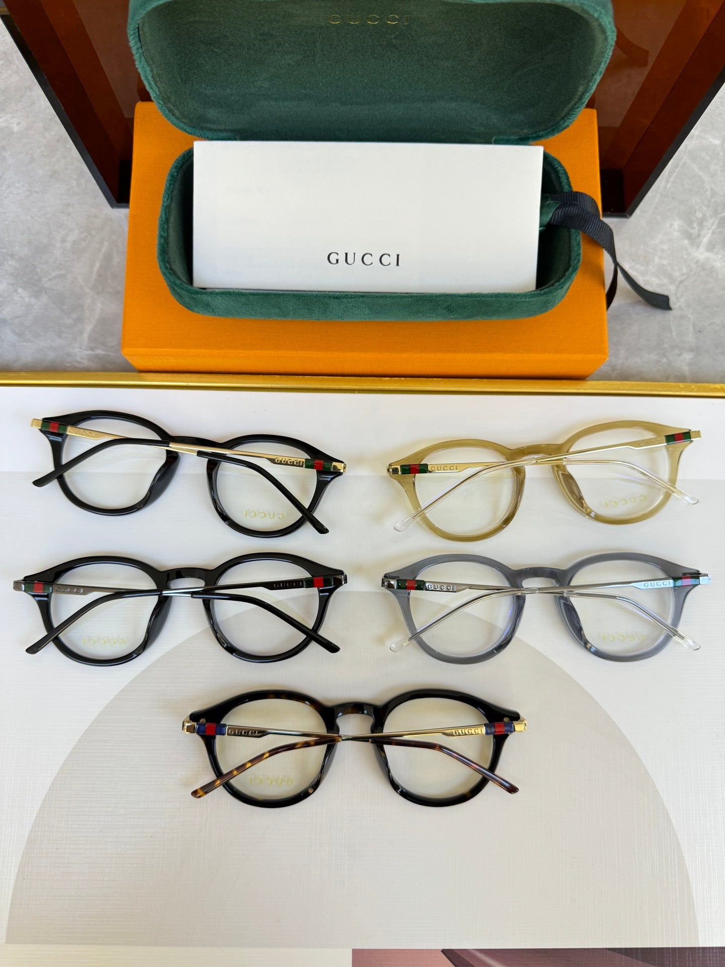 Gucci Inspired GG1890SA Sunglasses – Round Acetate Frame