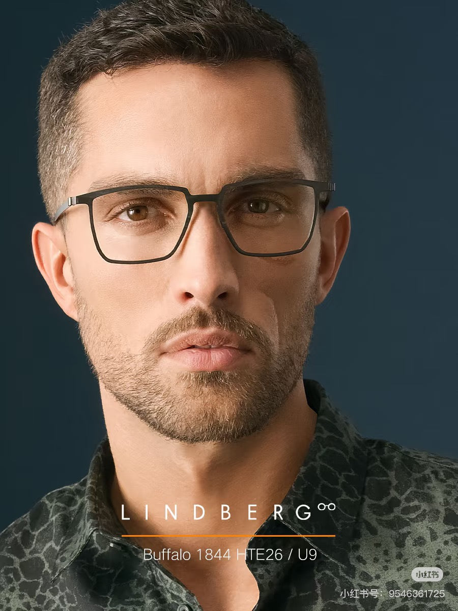 Inspired Lindberg 1844 – Buffalo Horn Rectangle Eyeglasses (1:1 Mirror Quality)