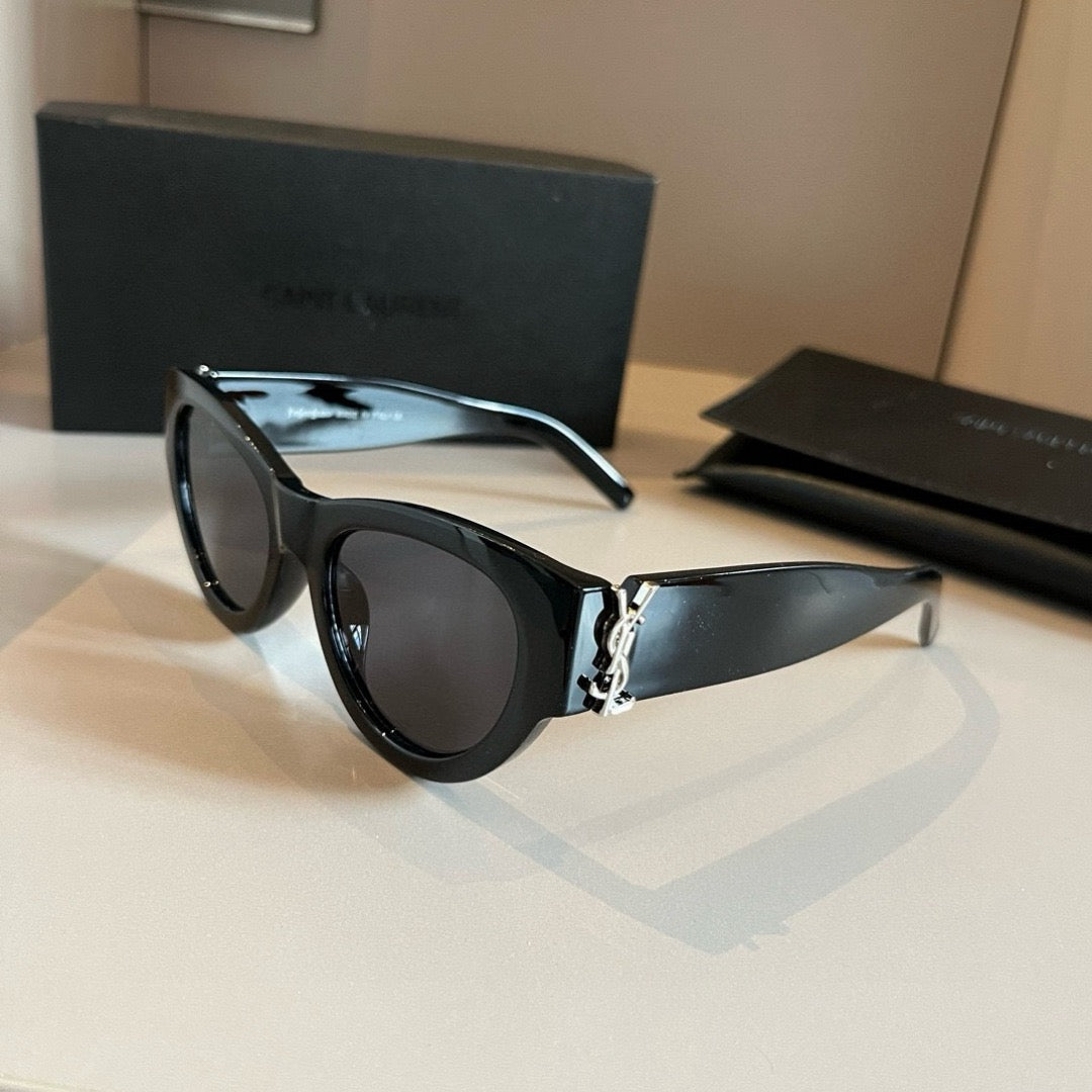 Inspired Saint Laurent SL M94 – Cat-Eye Logo Sunglasses (1:1 Mirror Quality)