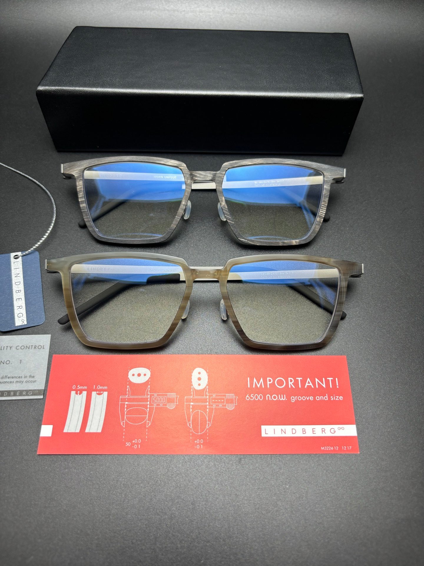 Inspired Lindberg 1844 – Buffalo Horn Rectangle Eyeglasses (1:1 Mirror Quality)