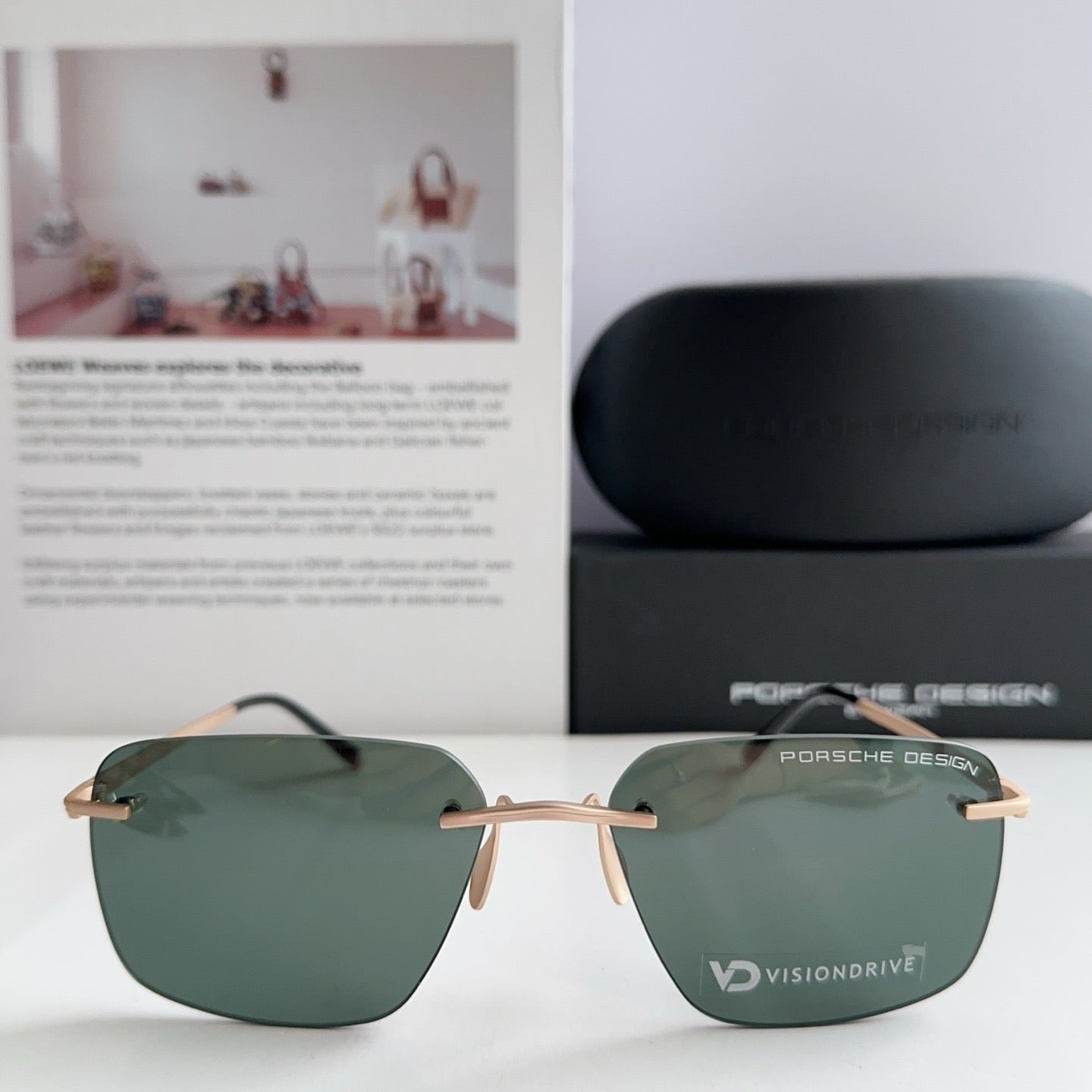 Inspired Porsche Design P’8923 – Rimless Titanium Sunglasses (1:1 Mirror Quality)