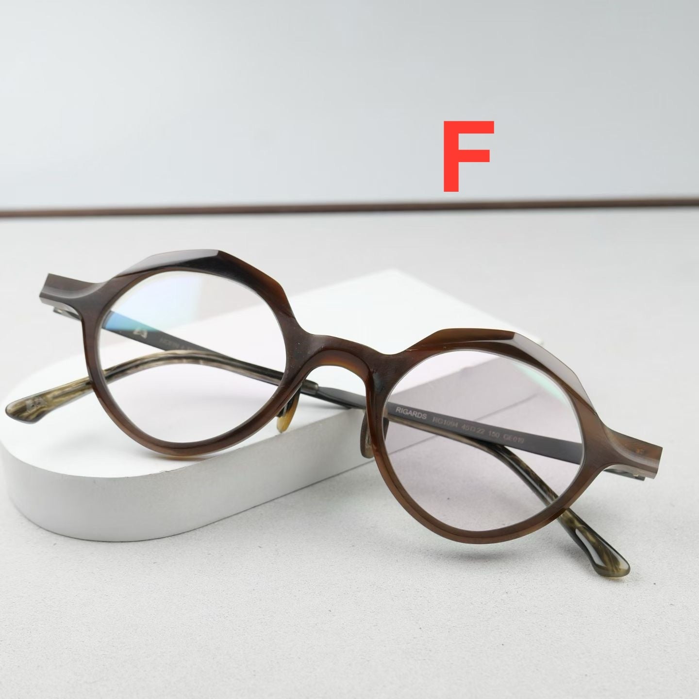 Inspired Rigards RG1094 – Octagonal Round Titanium Eyeglasses (1:1 Mirror Quality)