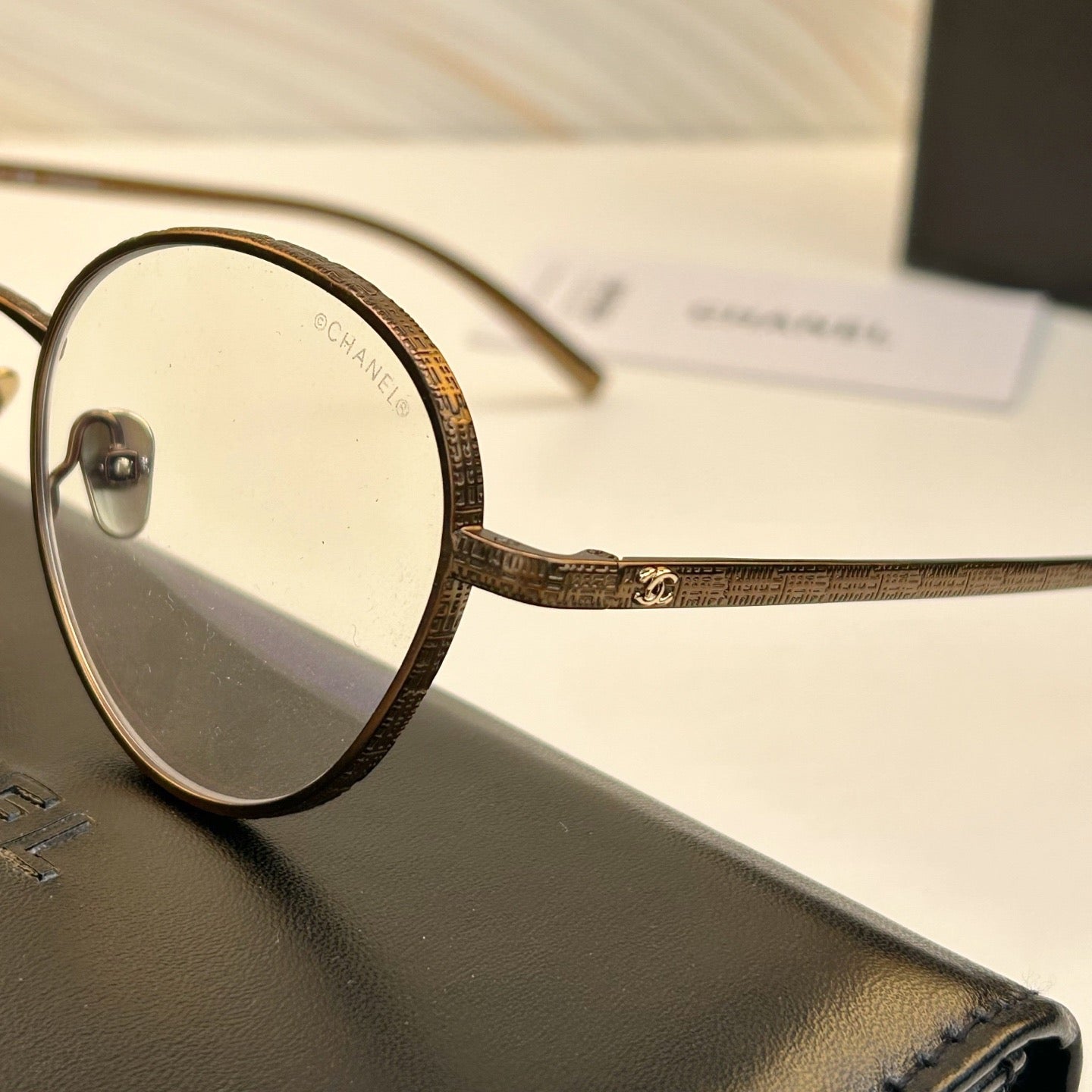 Inspired Chanel CH2197 – Titanium Round Eyeglasses (1:1 Mirror Quality)