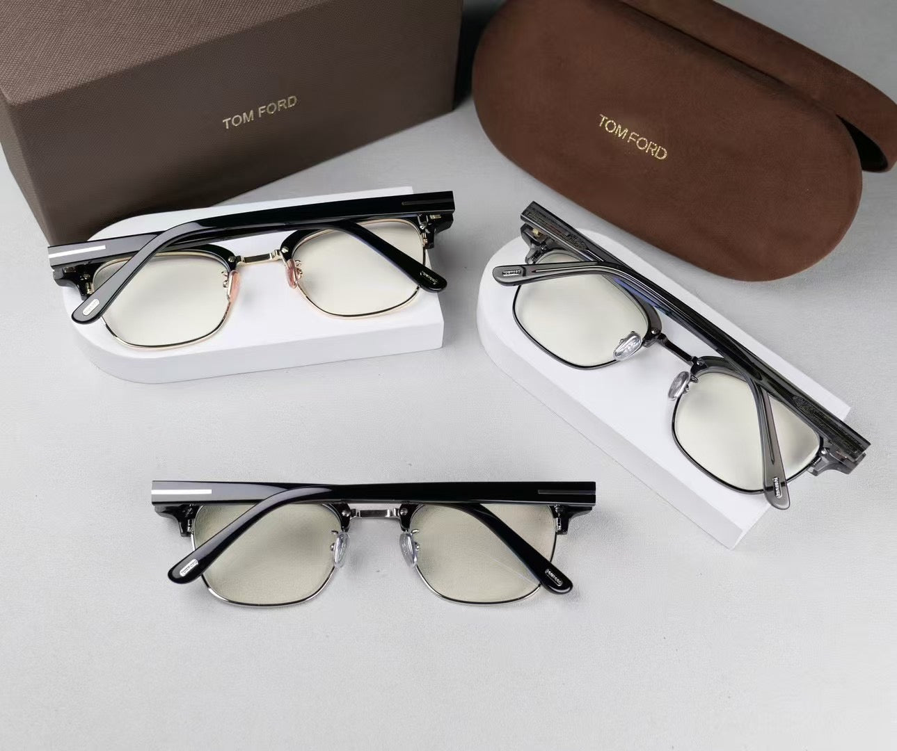 Tom Ford Inspired TF6016-K-B Eyeglasses | Designer Style Optical Frames