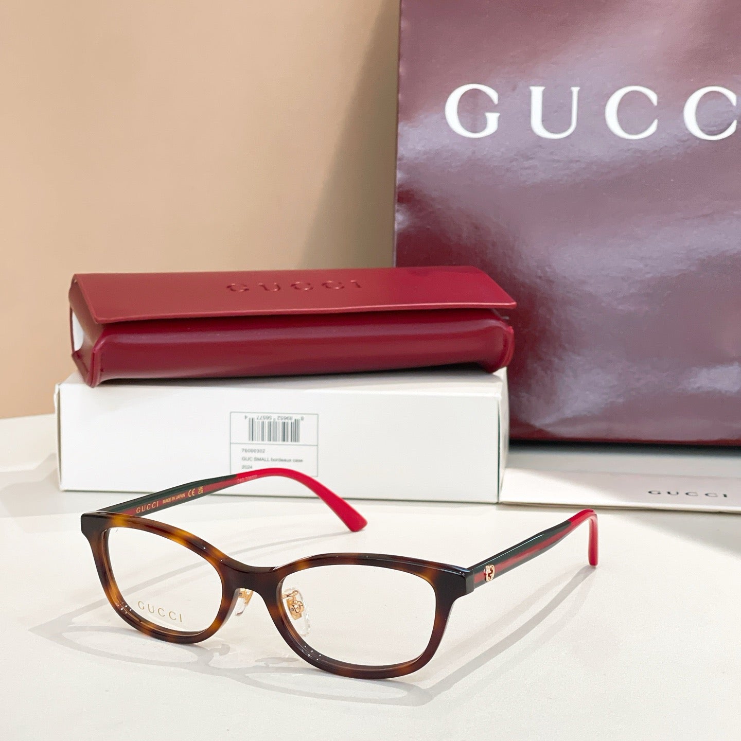 GG1903OJ -Gucci Inspired Optical Glasses – Cat-Eye Acetate Frame