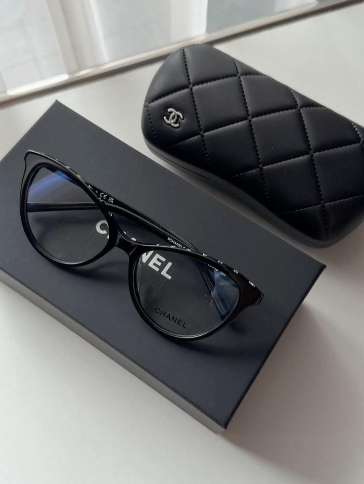 Inspired Chanel 3393 – Oversized Cat-Eye Eyeglasses (1:1 Mirror Quality)