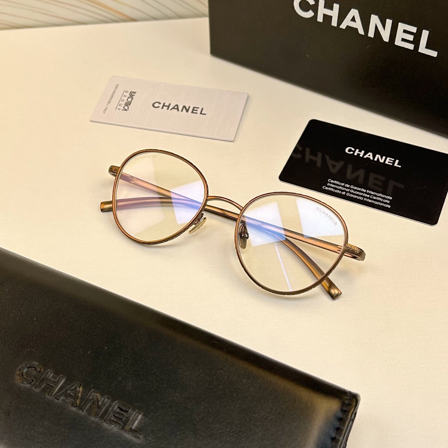 Inspired Chanel CH2197 – Titanium Round Eyeglasses (1:1 Mirror Quality)