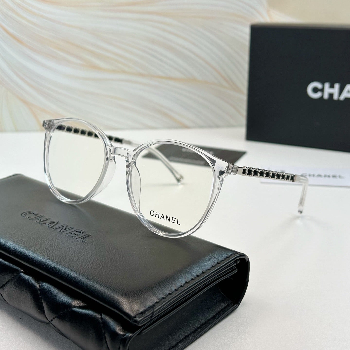 Inspired Chanel CH3412 – Round Eyeglasses with Braided Temples (1:1 Mirror Quality)