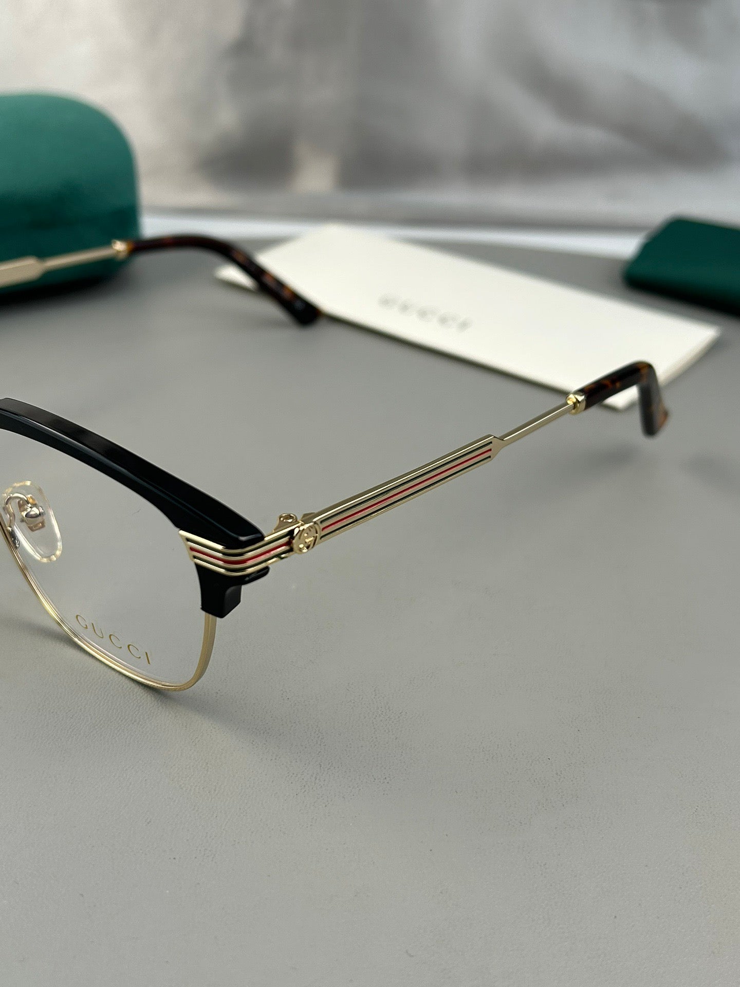 Inspired Gucci GG0241O Optical Eyeglasses – Classic Square Frame (1:1 mirror quality)