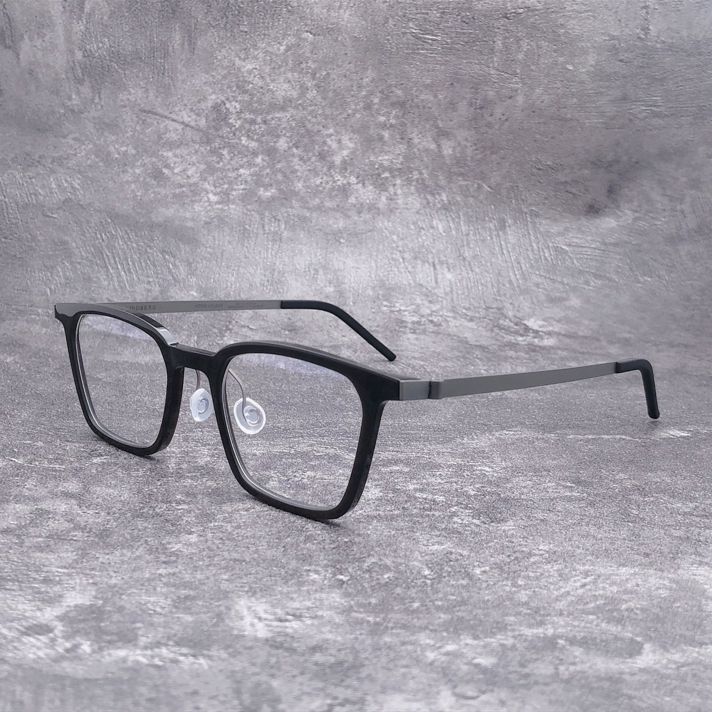 Inspired Lindberg 1860 – Buffalo Horn & Titanium Rectangle Eyeglasses (1:1 Mirror Quality)
