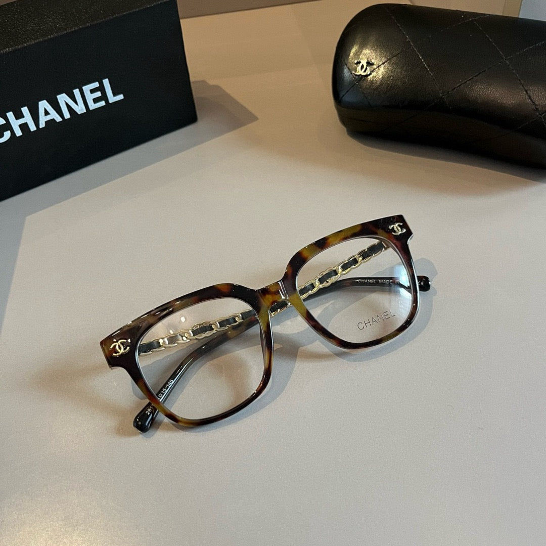 Chanel 2811 – Square Optical Eyeglasses with Signature Chain Temples (Inspired, 1:1 Mirror Quality)
